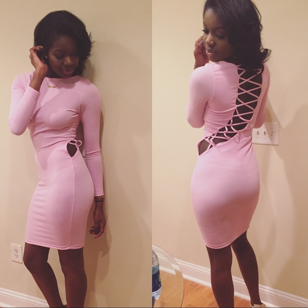 Bubble Gum Pink Club Dress